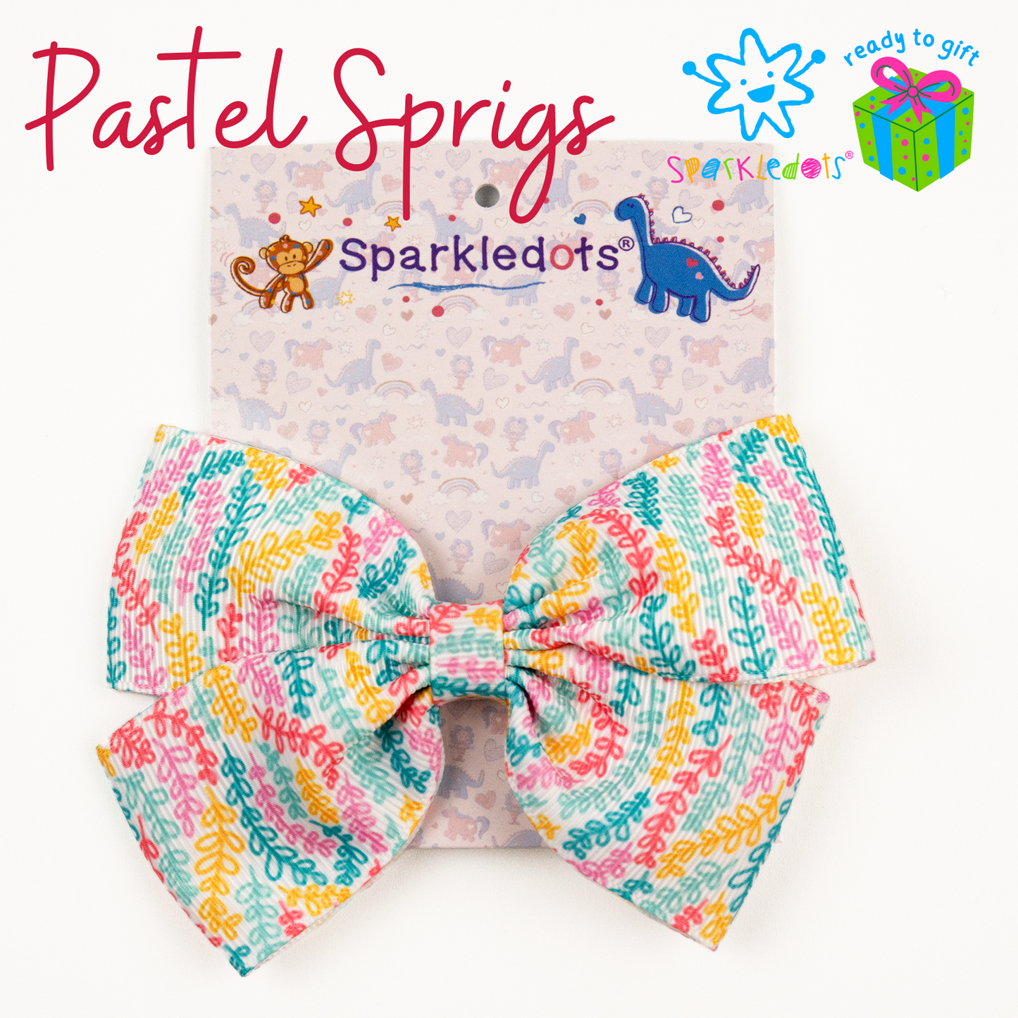 Pastel Sprigs Hairbow