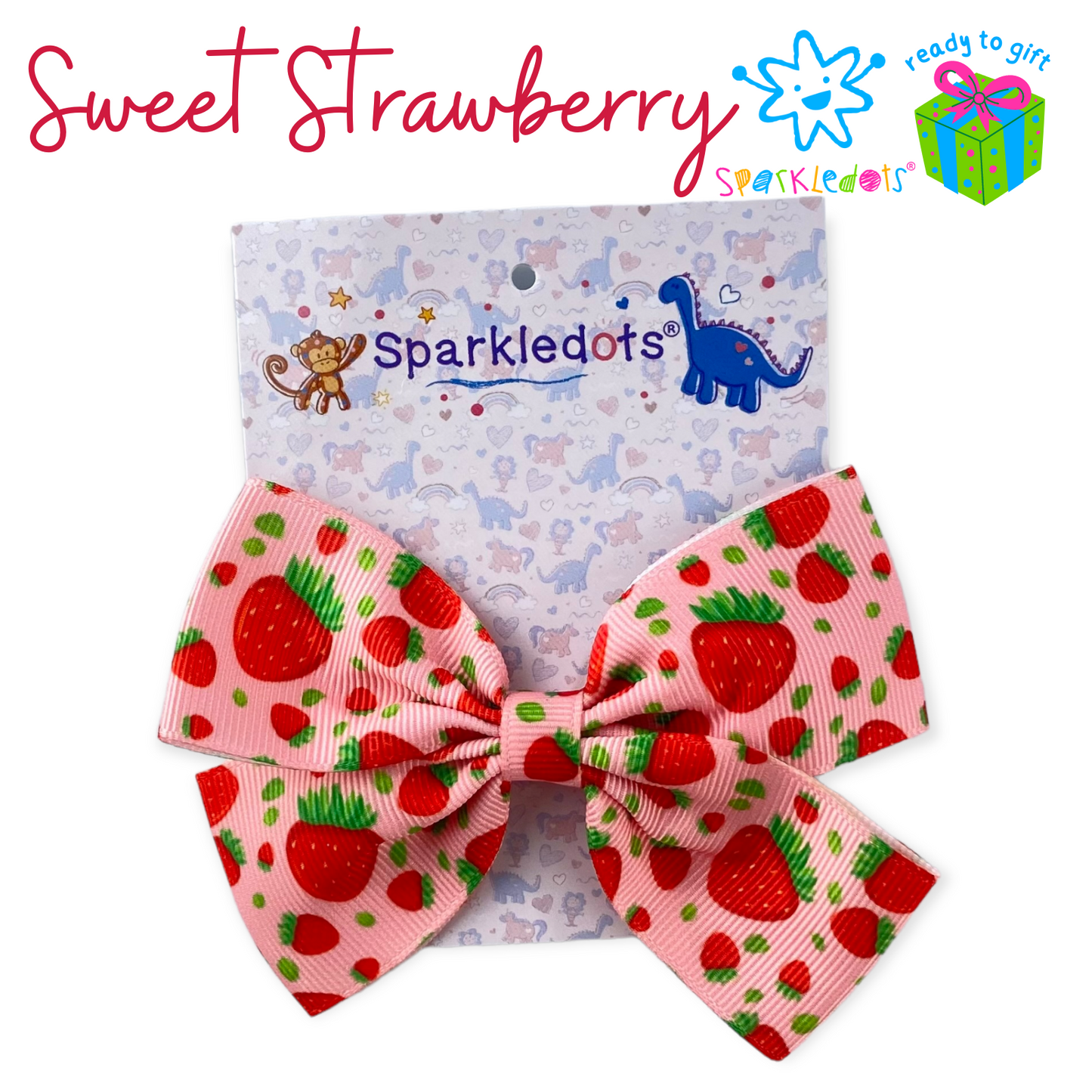 Strawberry Hairbow