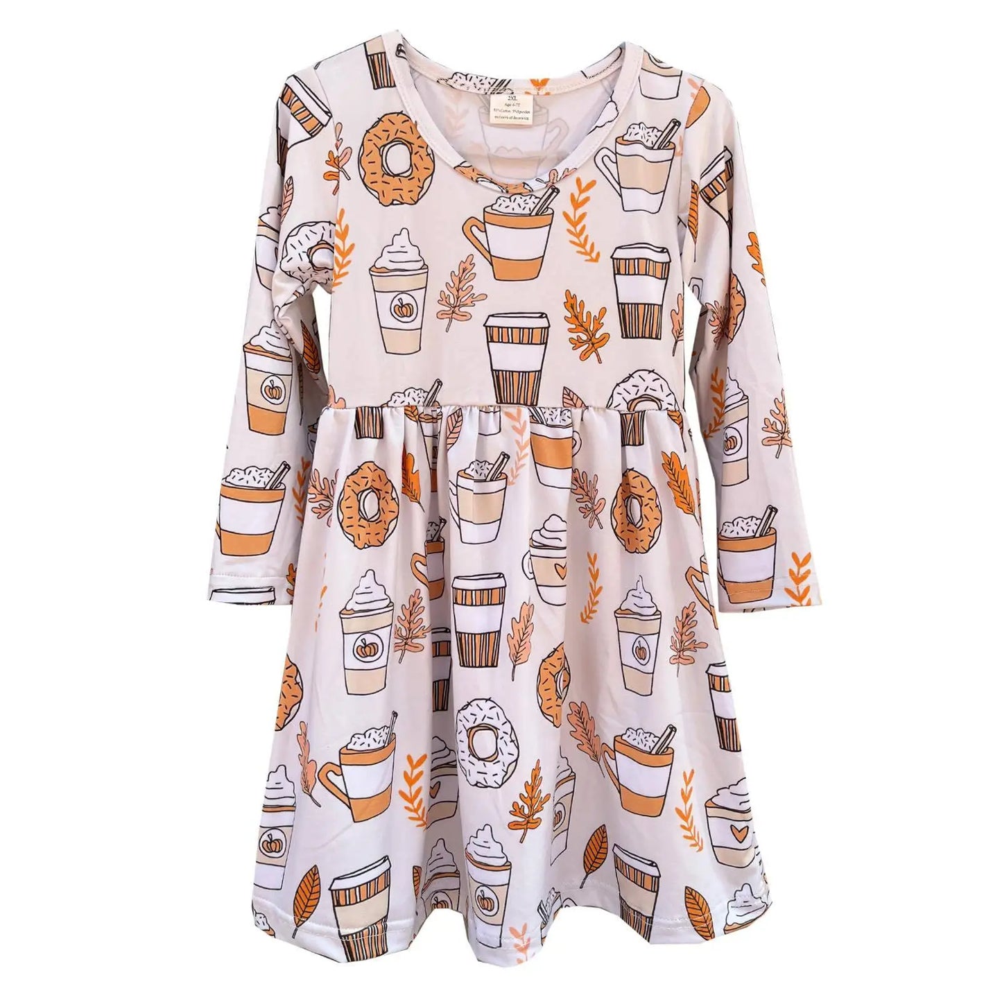 Pumpkin Spice Twirly Dress