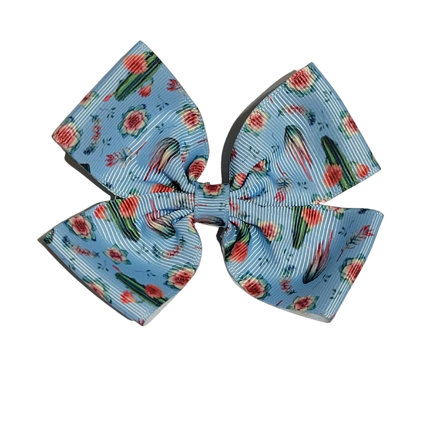 Floral Cactus Hairbow