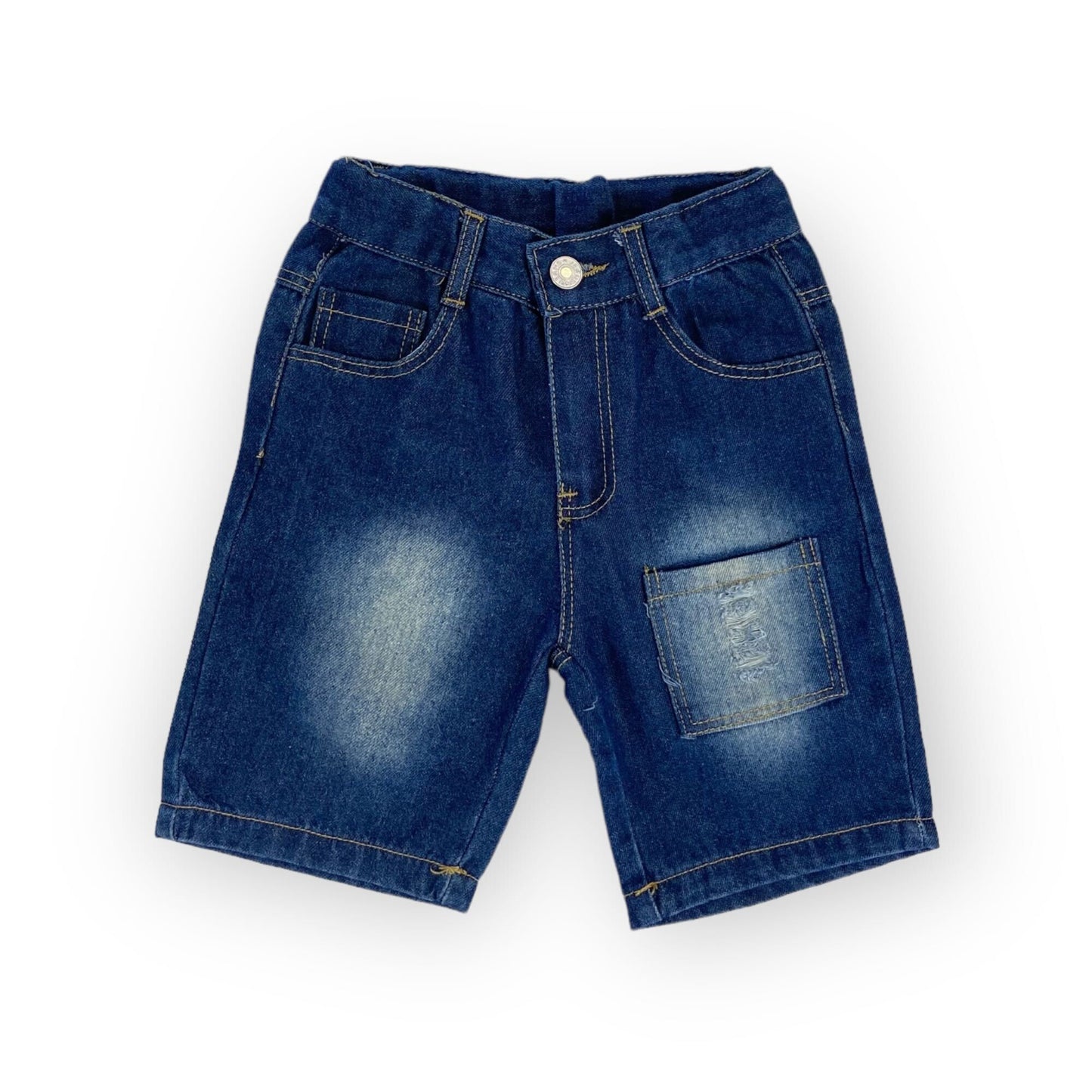 Boys Denim Shorts with Adjustable Waistband