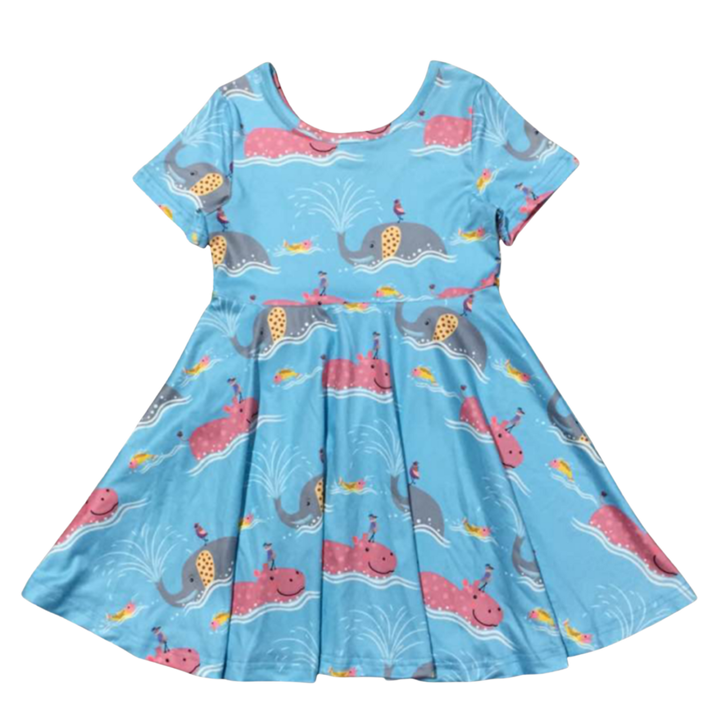 Swimming Hippos Dress