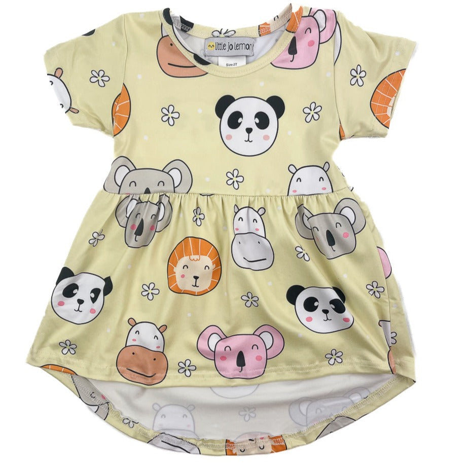 Zoo Friends Hi-Lo Dress