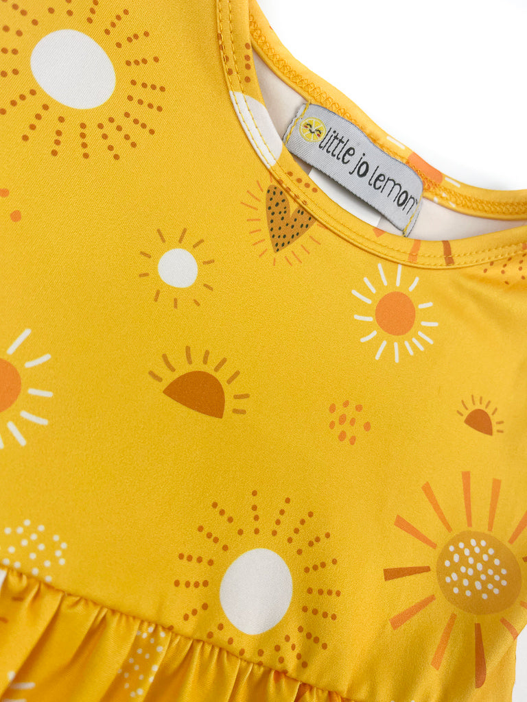 Golden Sunshine Hi-Lo Dress