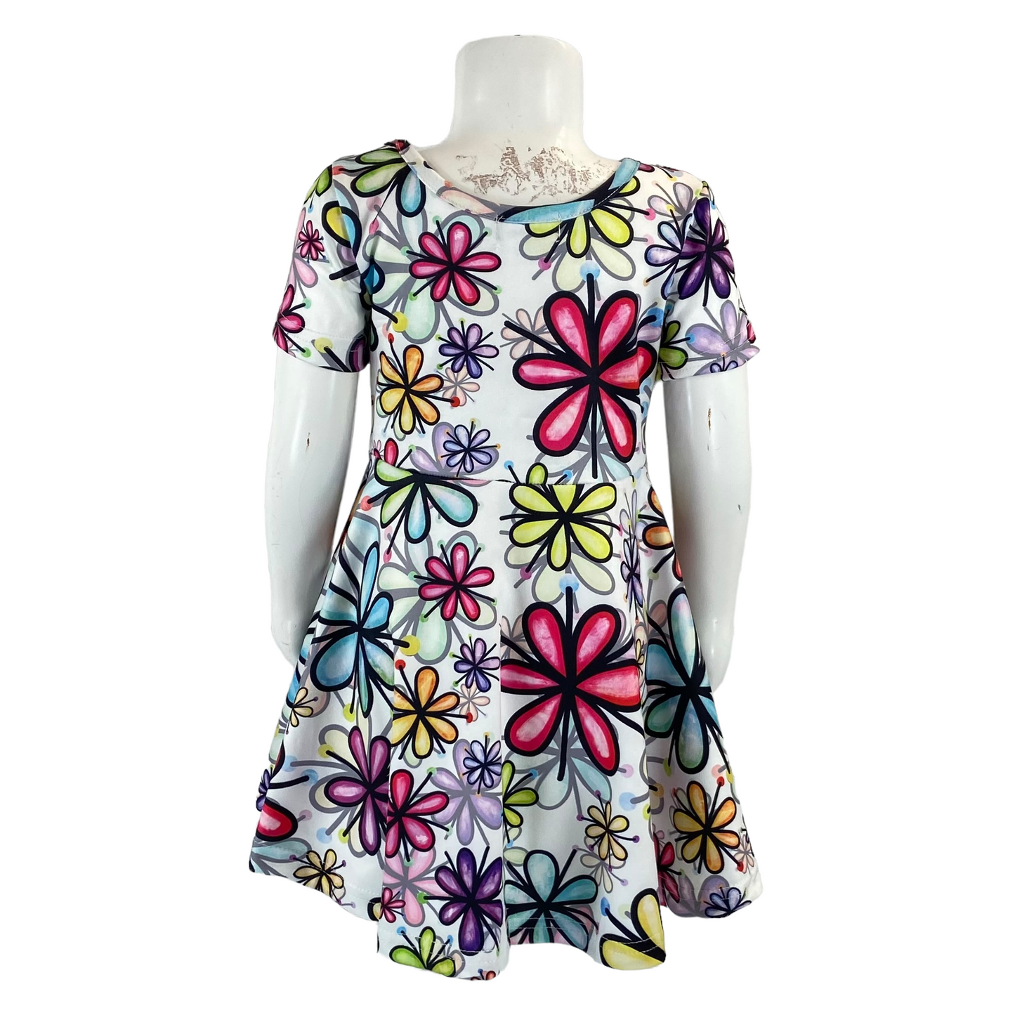 Happy Blossom Dress with Matching Hairbow