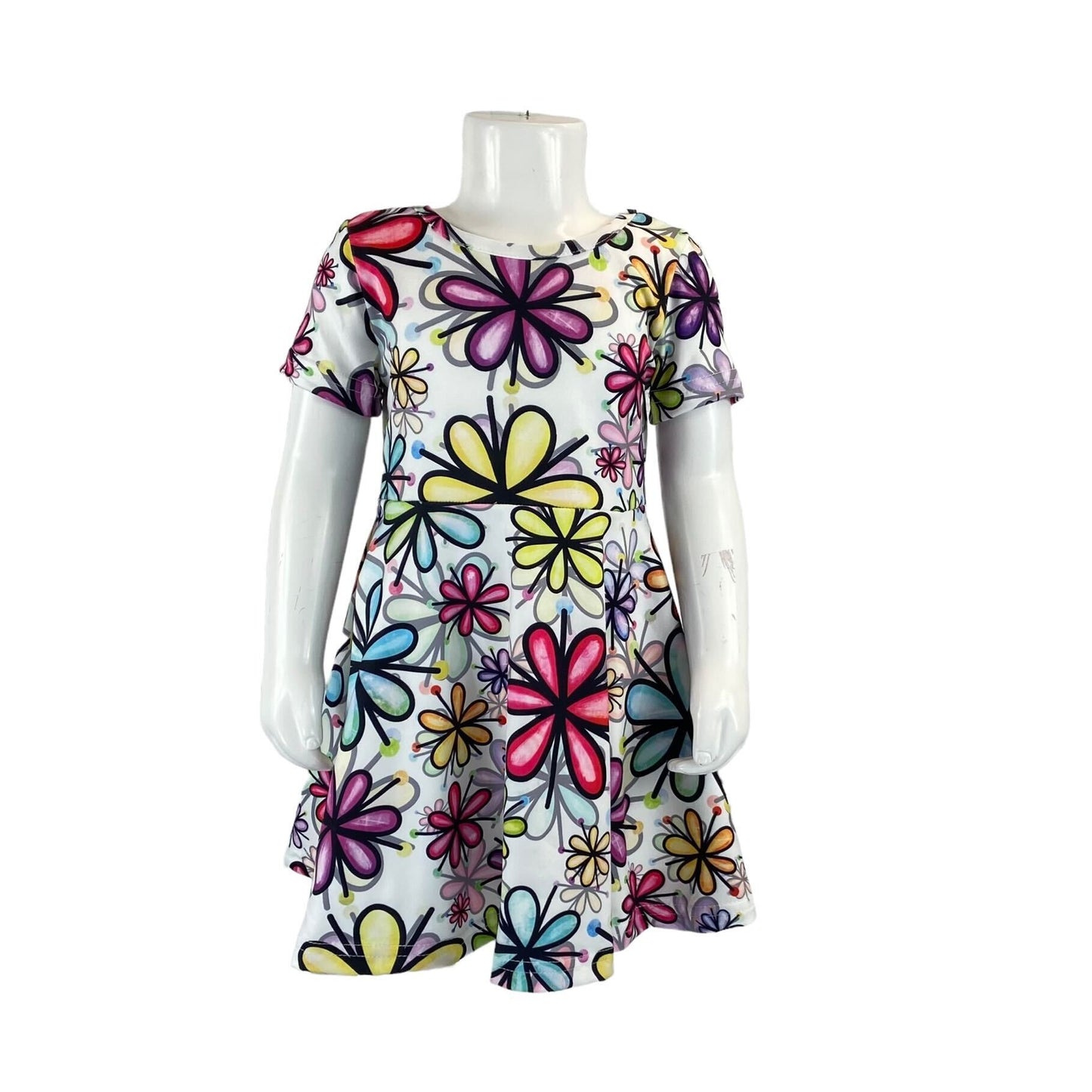 Happy Blossom Dress with Matching Hairbow