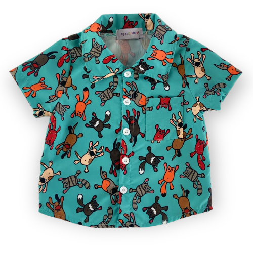 Cats & Dogs Button Down Shirt