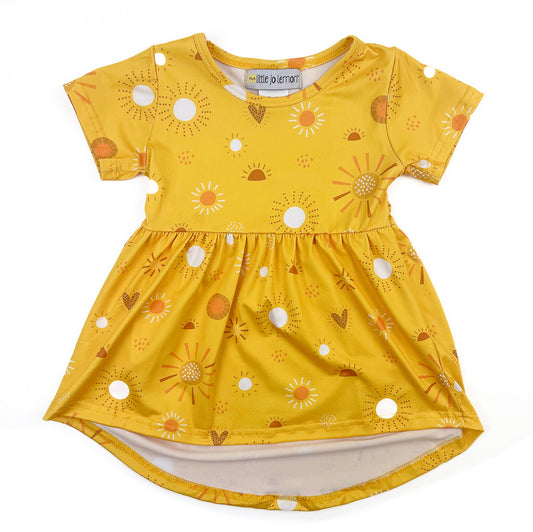 Golden Sunshine Hi-Lo Dress