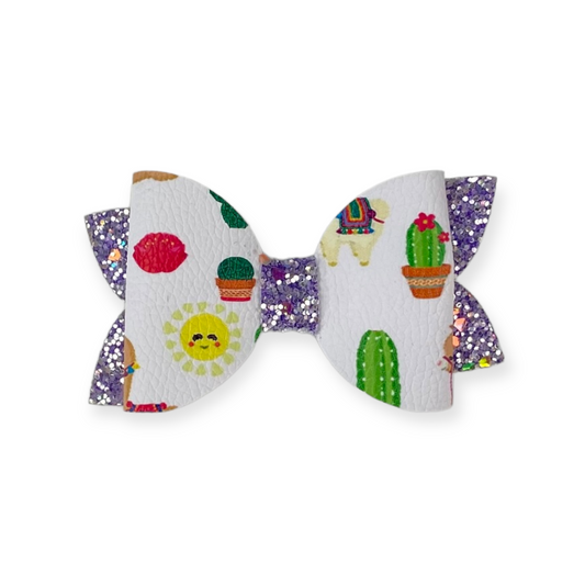 Glitter Southwest Bow (Purple)