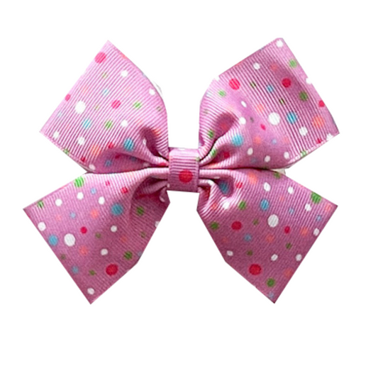 Pink Dots Hairbow