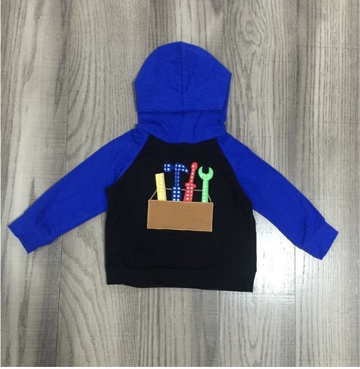 Tool Box Applique Hoodie