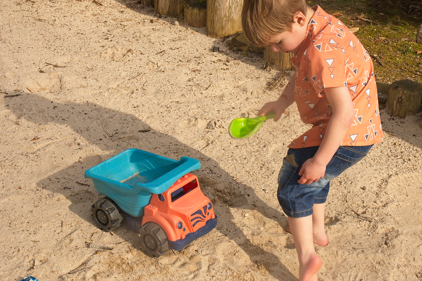 Boys Denim Shorts with Adjustable Waistband