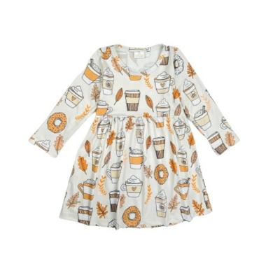 Pumpkin Spice Twirly Dress