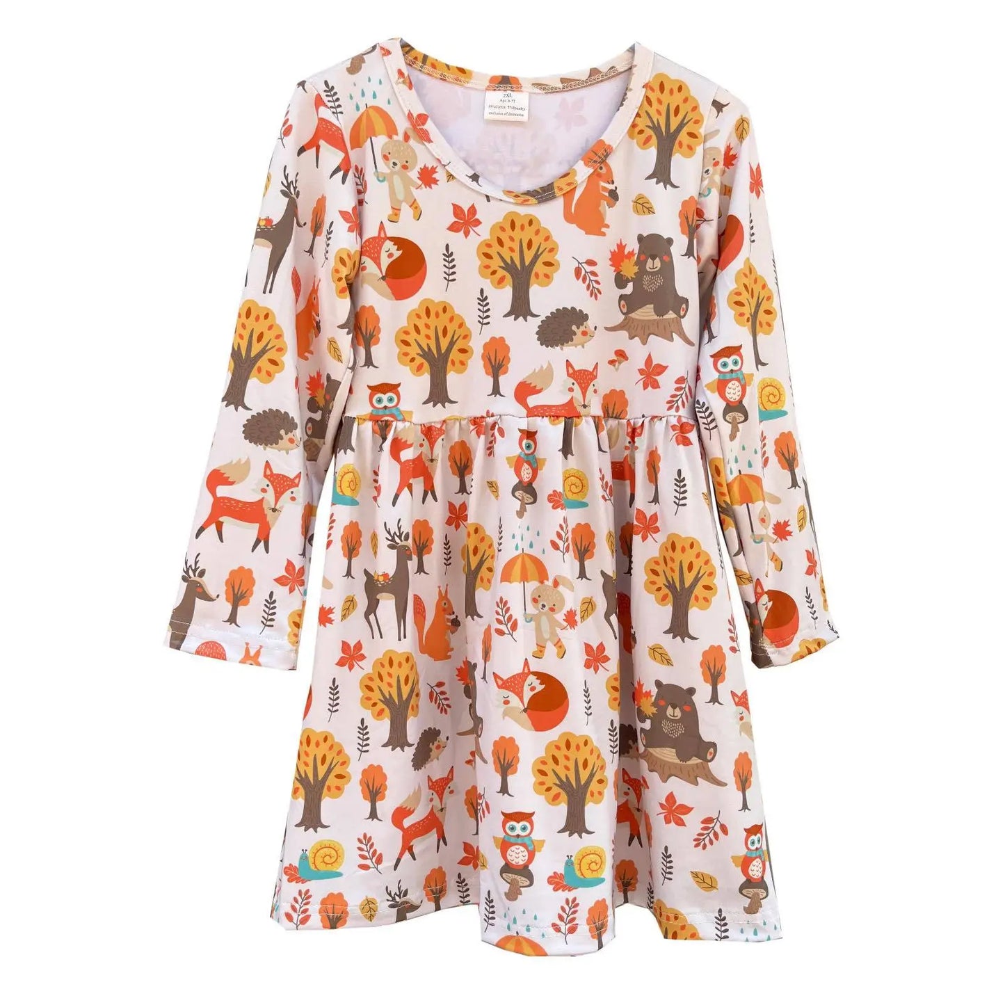 Woodland Friends Twirly Dress